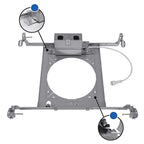 Halo - HL4RSMF - Gray 4 In. W Galvanized Steel Mounting Frame