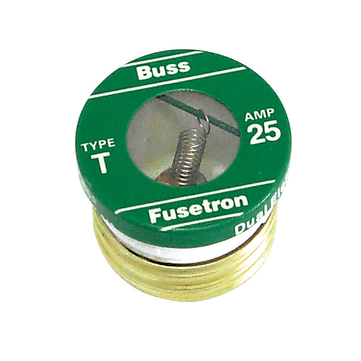 Bussmann - T-25 - 25 Amps Dual Element Plug Fuse 4 Pack