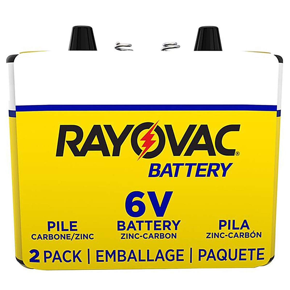 Rayovac 944-2RC Zinc Carbon 6-Volt 8.5 Ah Lantern Battery 2 pk