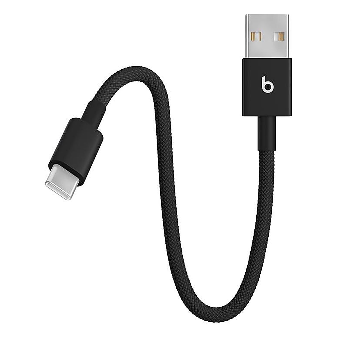 Beats - MEQL4LL/A - USB-A to USB-C Cable 8 In. Black