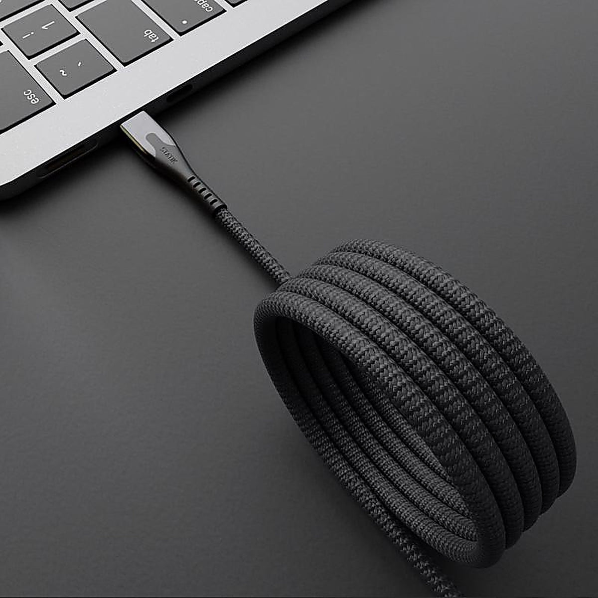Statik - PUP-0550-3FT-CC - Magstack Type C to Type C Cable 3.3 Ft. Black