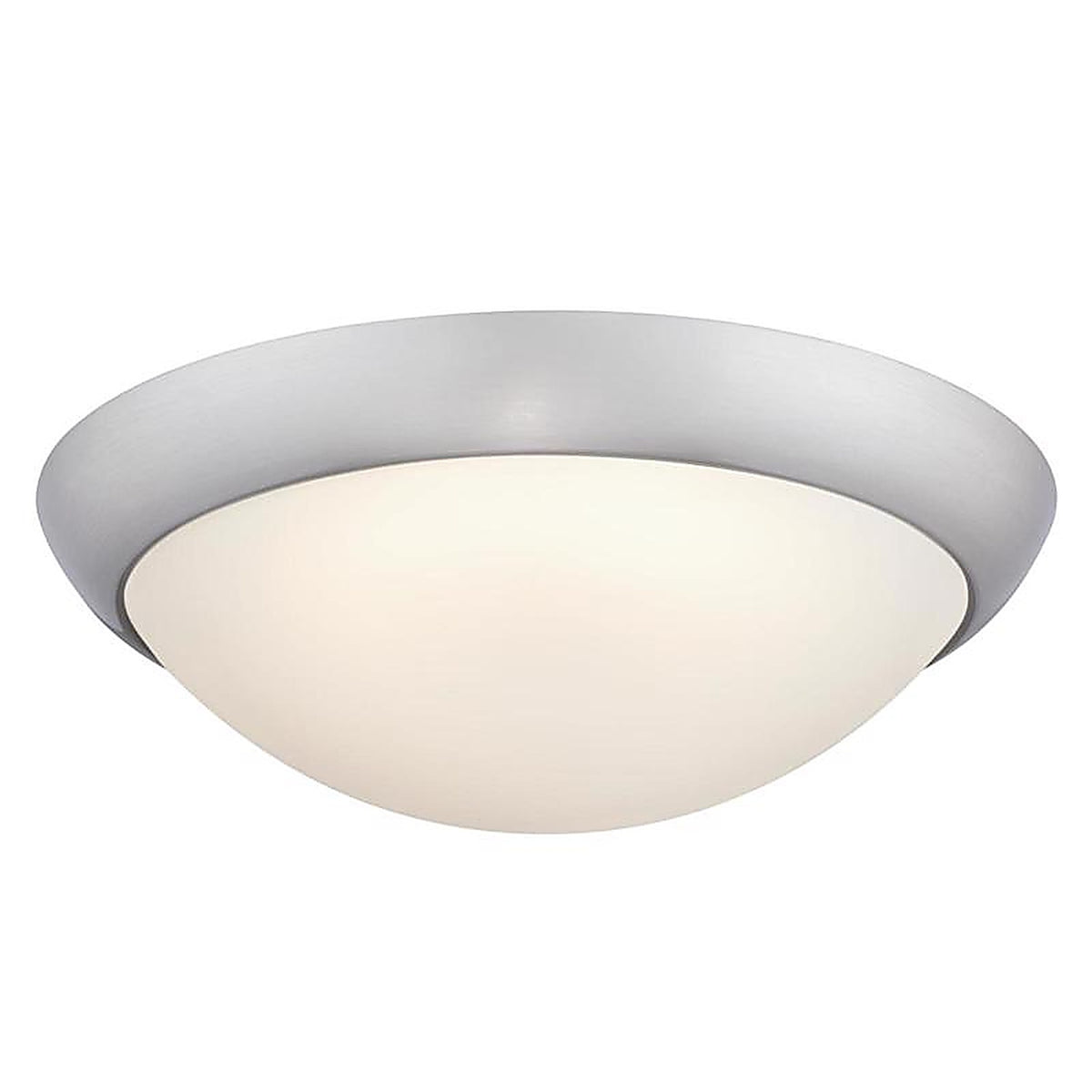 Westinghouse - 6137400 - 3.5 In. H X 11 In. W X 11 In. L Brushed Nickel LED Ceiling Light Fixture