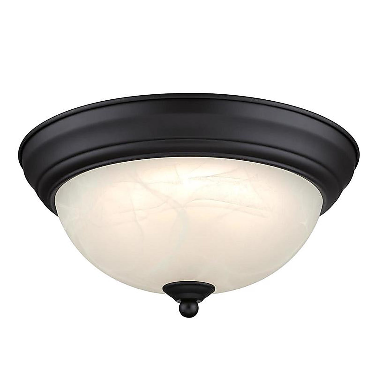 Westinghouse - 6137200 - 4.75 In. H X 11 In. W X 11 In. L Bronze Black LED Ceiling Light Fixture
