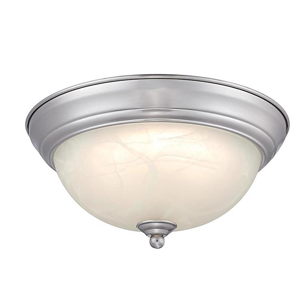Westinghouse - 6137100 - 4.75 In. H X 11 In. W X 11 In. L Brushed Nickel LED Ceiling Light Fixture