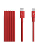 Beats - MFEH4LL/A - Lightning to USB-C Cable 5 Ft. Red