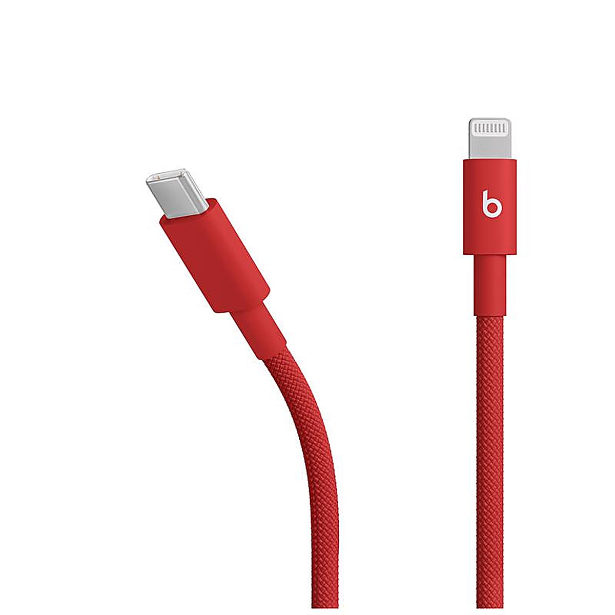 Beats - MFEH4LL/A - Lightning to USB-C Cable 5 Ft. Red