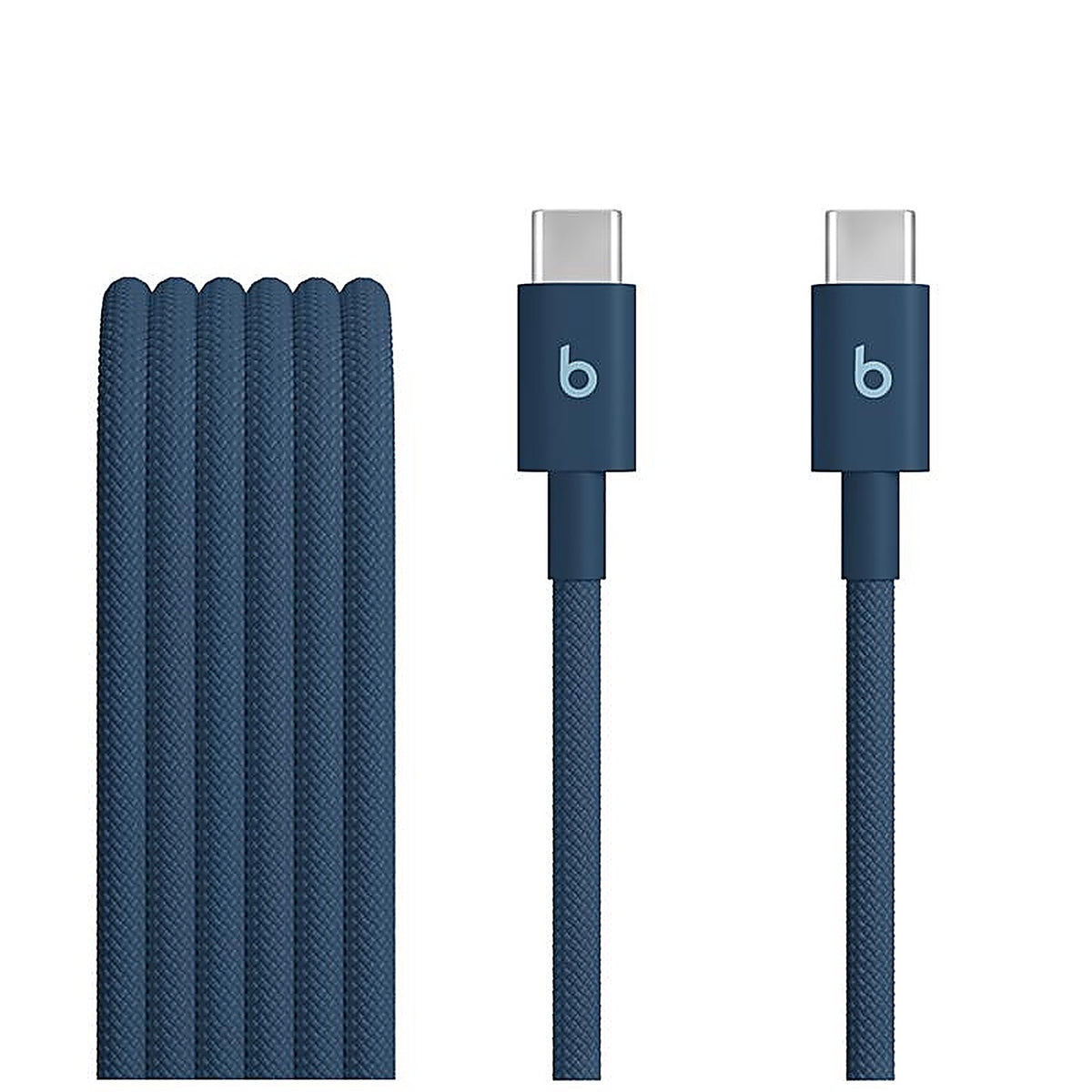 Beats - MDGE4LL/A - USB-C to USB-C Cable 5 Ft. Blue