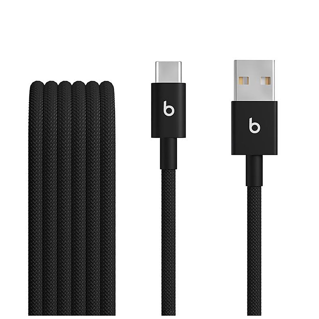 Beats - MDGG4LL/A - USB-A to USB-C Cable 5 Ft. Black