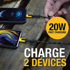DeWalt - 131 0038 DW2 - 2 Port USB C Wall Charger