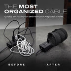 Statik - PUP-0475-3FT-AL - Magstack Lightning to USB-A Cable 3.3 Ft. Black