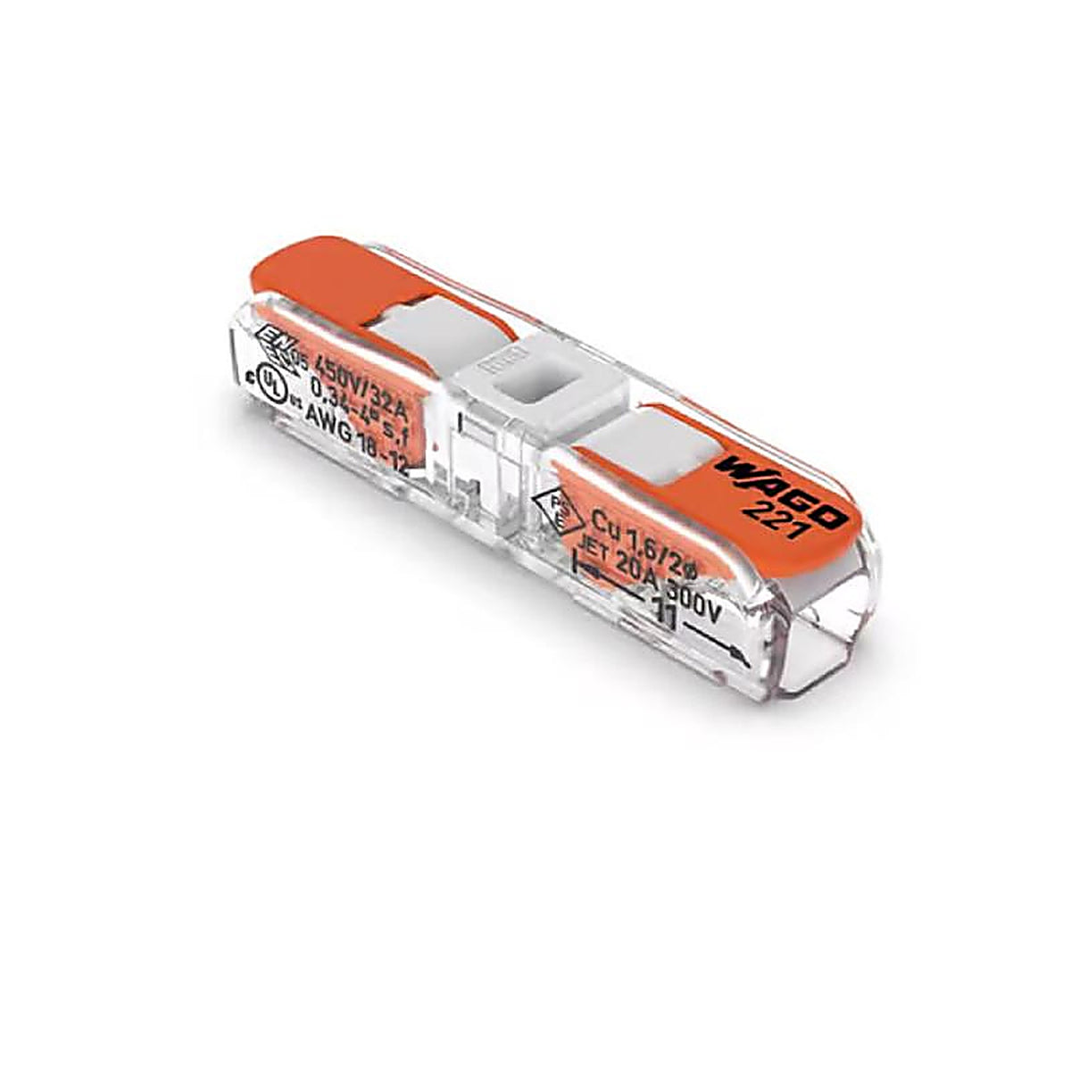 Wago - 221-2401K000006 - Straight Wire Connector 10 Pack