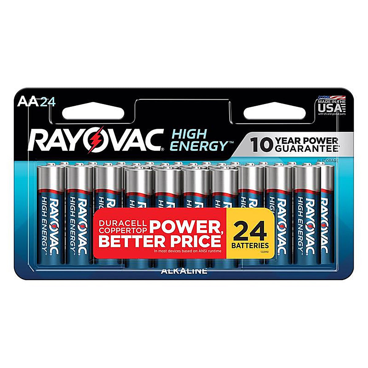 Rayovac - 815-24T - AA Alkaline Batteries 24 Pack Boxed