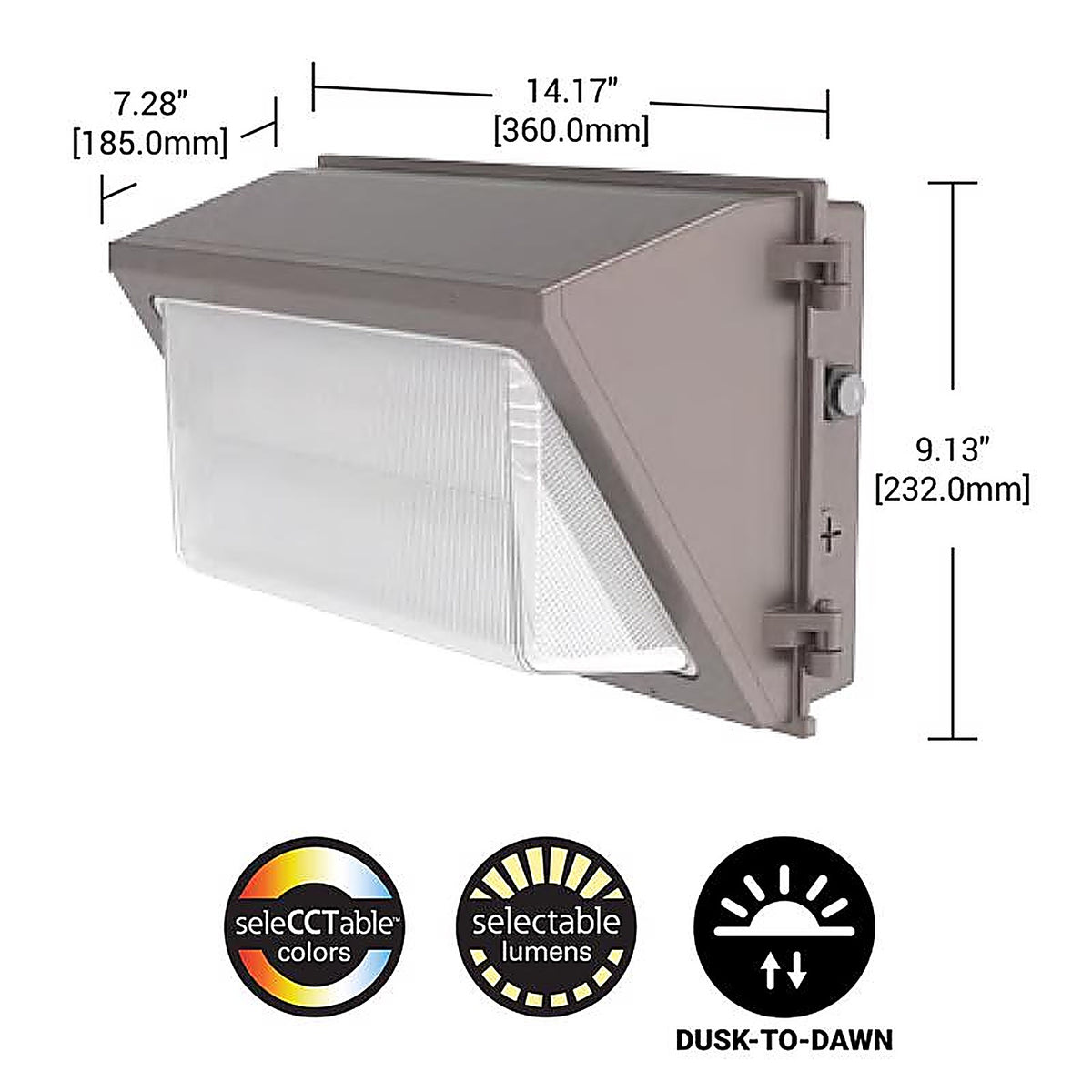 Lumark - WPMLED26S - 100 W 1 Lights LED Wall Pack