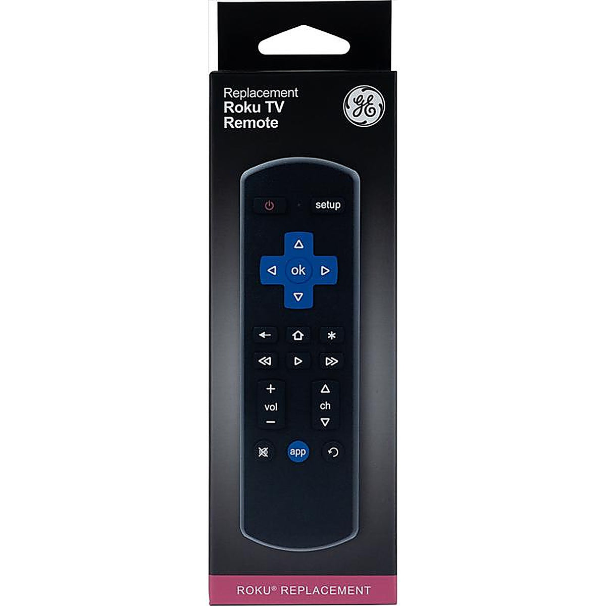 GE - 66814-RF1 - Tcl Roku Programmable Remote Control