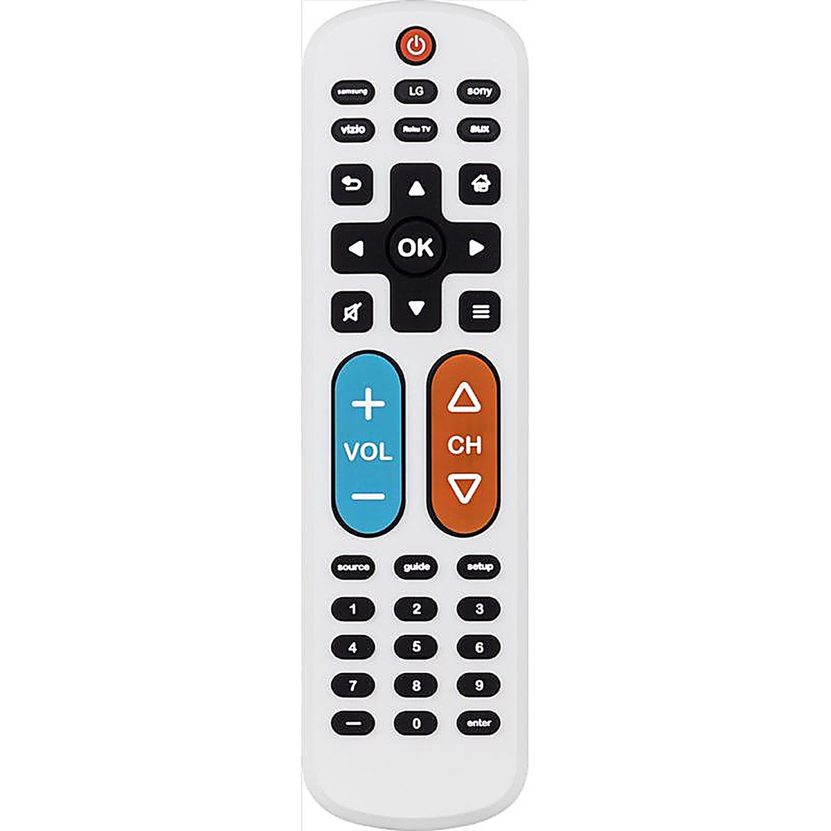 GE - 84666 - Programmable Universal Big Button Remote Control
