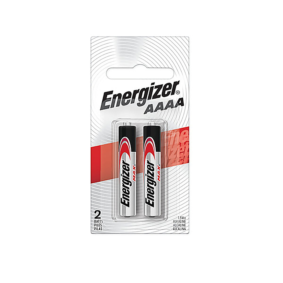 Energizer E96BP-2 Max AAAA Alkaline Batteries 2 pk Carded