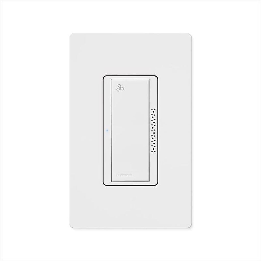 Lutron - MS-HS3-WH - Xactsense Humidity Sensor 3 Amps Single Pole Bathroom Exhaust Smart-Enabled Switch White 1 Pack