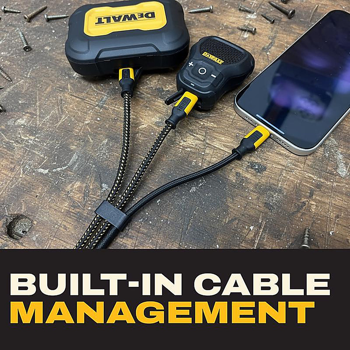 DeWalt - 131 0099 DW2 - USB-C to USB-C 3-In-1 Cable 6 Ft.