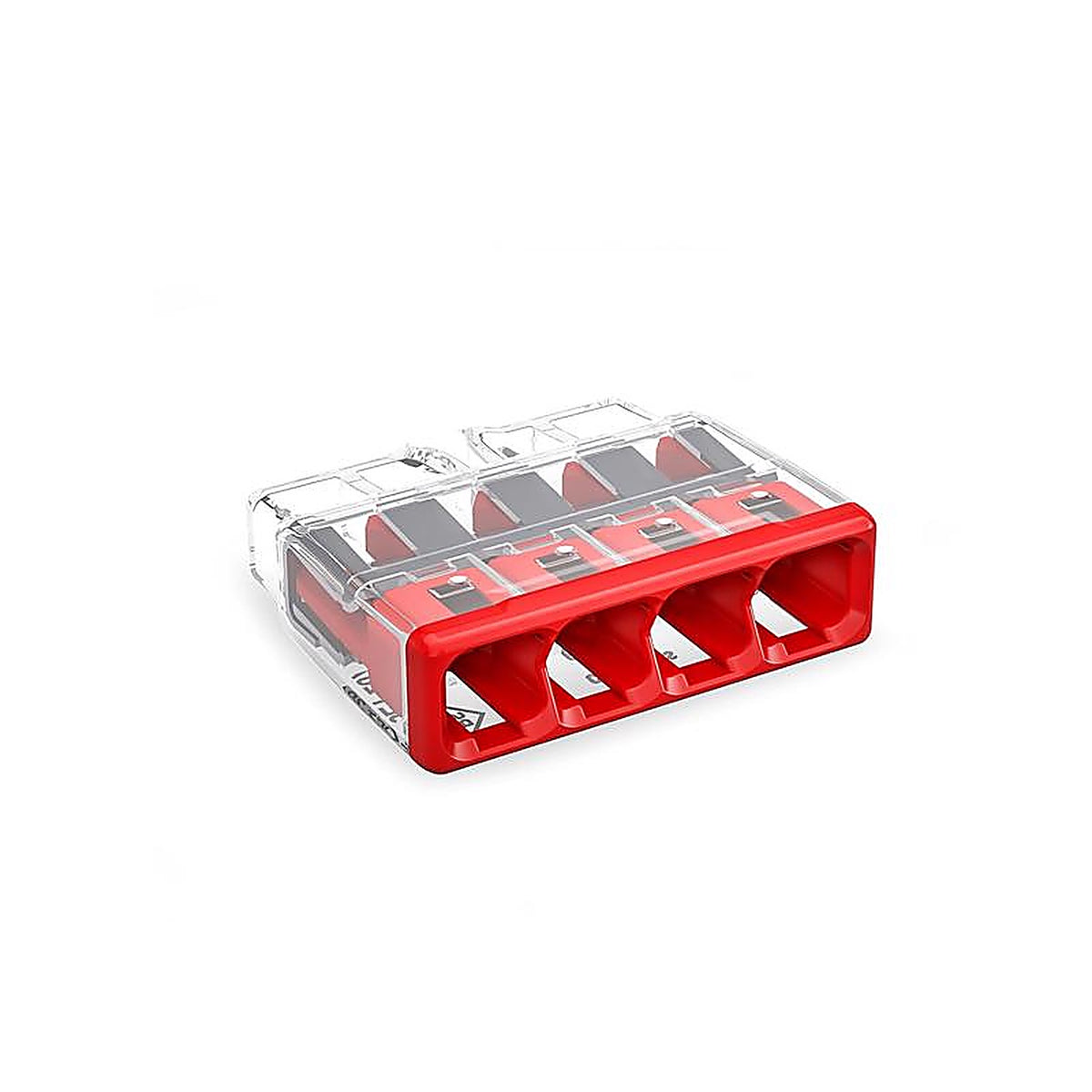 Wago - 27730404K00-007 - 4 Port Push-In Wire Connector 100 Pack