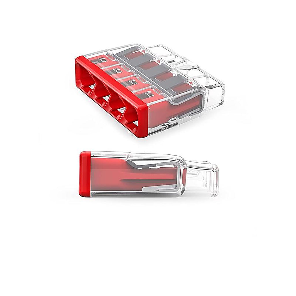 Wago - 27730404K00-007 - 4 Port Push-In Wire Connector 100 Pack