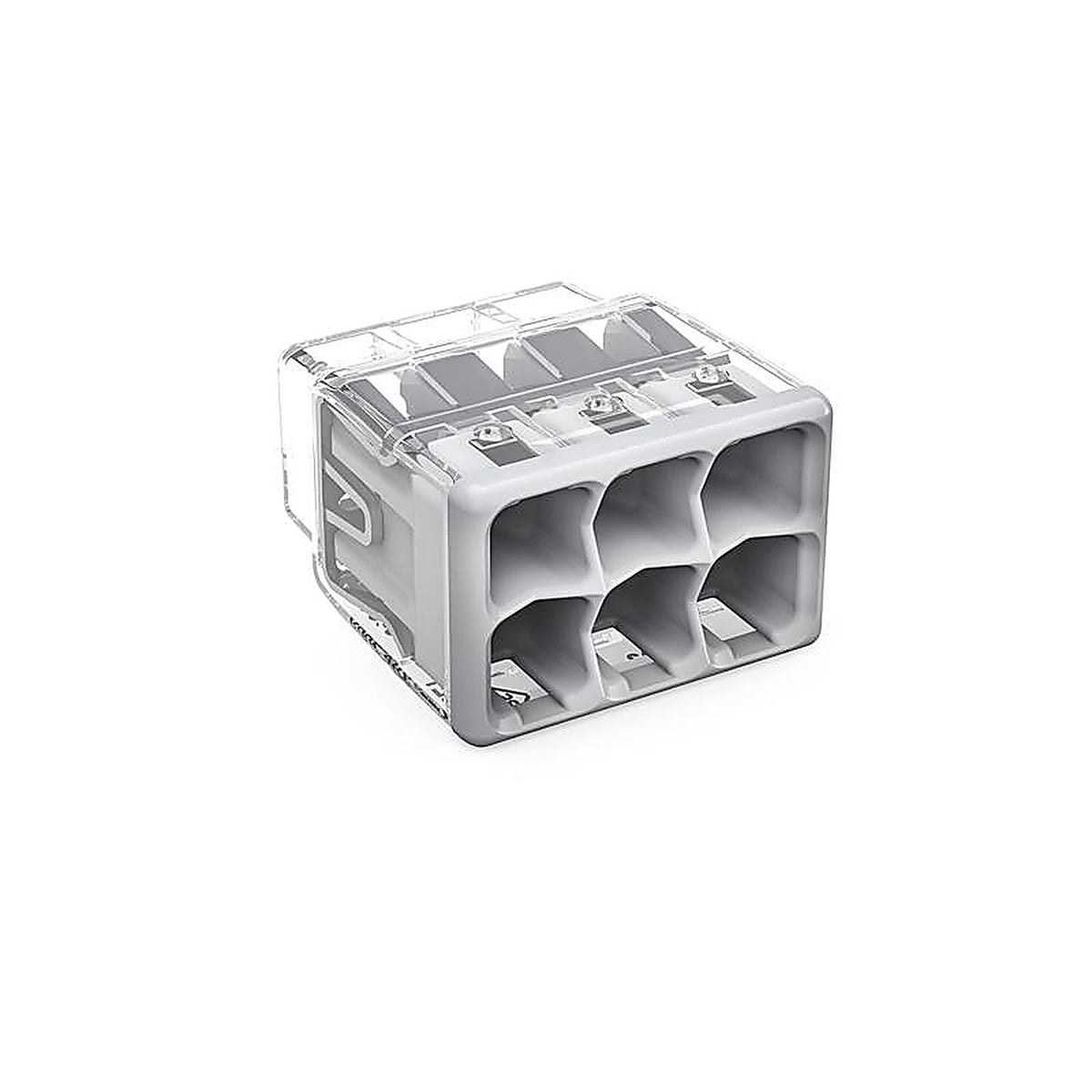 Wago - 2773-406/K-0008 - 6 Port Push-In Wire Connector 5 Pack