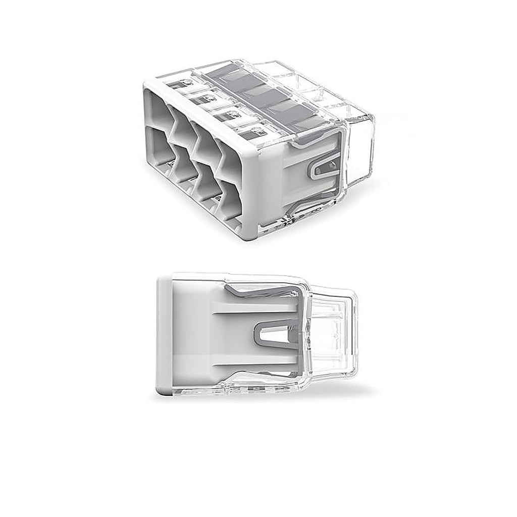 Wago - 2773-408/K-0008 - 8 Port Push-In Wire Connector 5 Pack