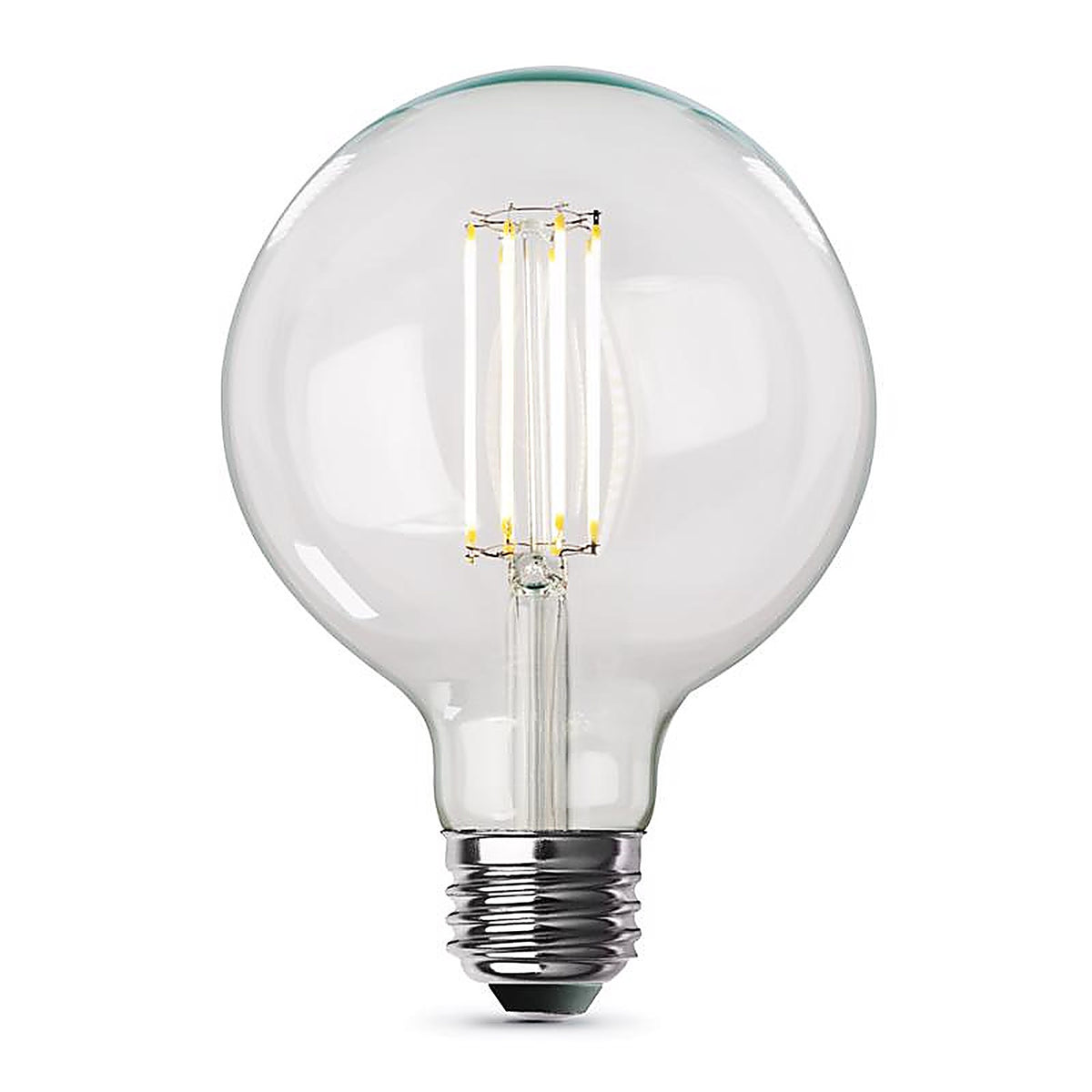 Feit - G40100/927CAFIL - G40 E26 (Medium) Filament LED Bulb Soft White 100 Watt Equivalence 1 Pack