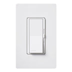 Lutron - DVSTV-453PH-WH - Diva White 450 W 3-Way Smart-Enabled Dimmer Switch 1 Pack