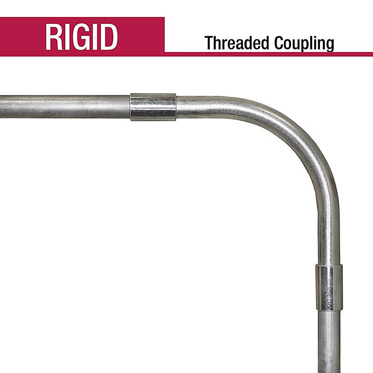Sigma Electric 02-55082 ProConnex 1 in. Dia. Zinc-Plated Steel Conduit Coupling For Rigid/IMC 1/Pack