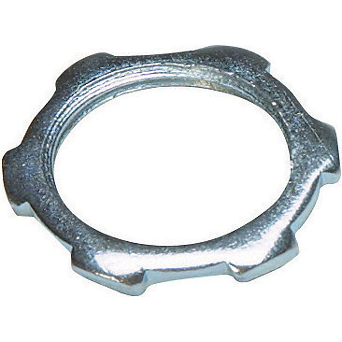 Sigma Electric 55101 1/2 in. Dia. Zinc-Plated Steel Electrical Conduit Locknut For Rigid/IMC 100/Pack