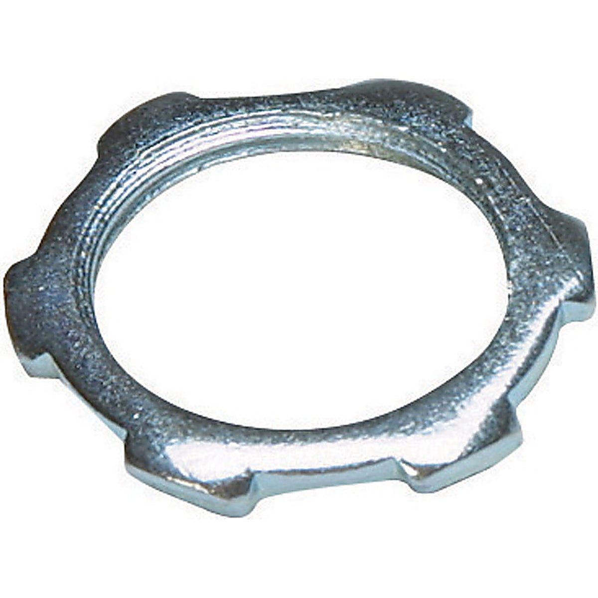 Sigma Electric 55102 3/4 in. Dia. Zinc-Plated Steel Electrical Conduit Locknut For Rigid/IMC 100/Pack