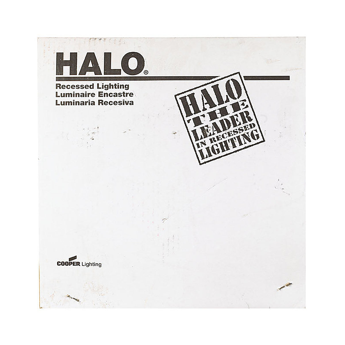 Halo - 401P - Matte White 6 In. W Metal Halogen Open Trim 150 W