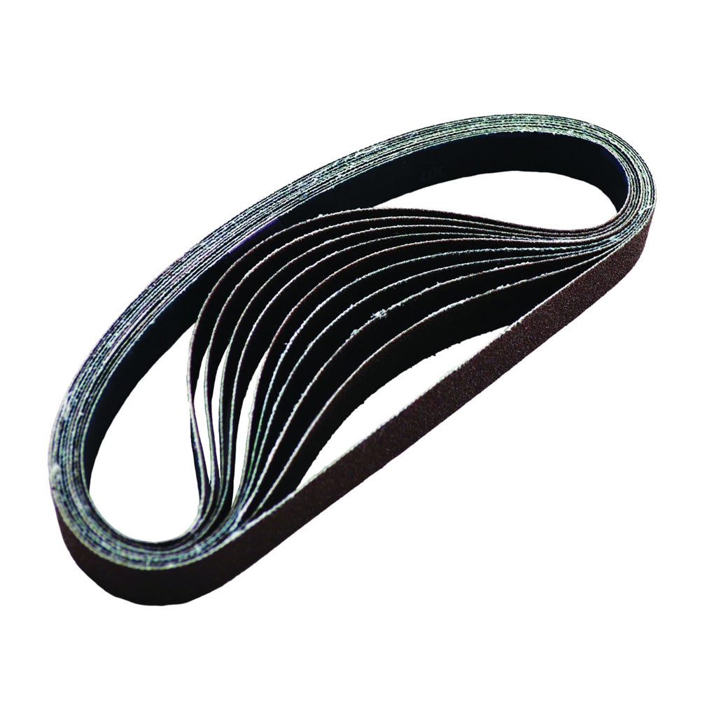 Astro Pneumatic 303780G 10/pc 80 Grit 1/2in. x 18in. Sanding Belt