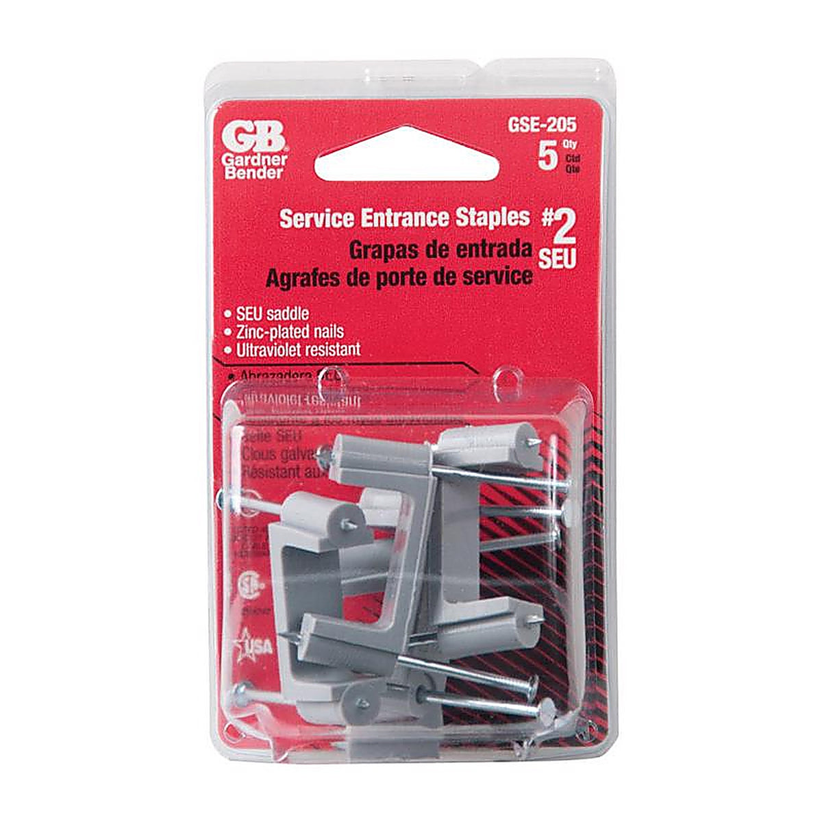 Gardner Bender - GSE-205 - 1 In. W Plastic Insulated Service Entrance Cable Strap 5 Pack