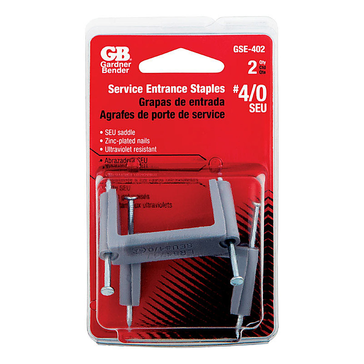 Gardner Bender - GSE-402 - 1-1/2 In. W Plastic Insulated Service Entrance Cable Strap 2 Pack