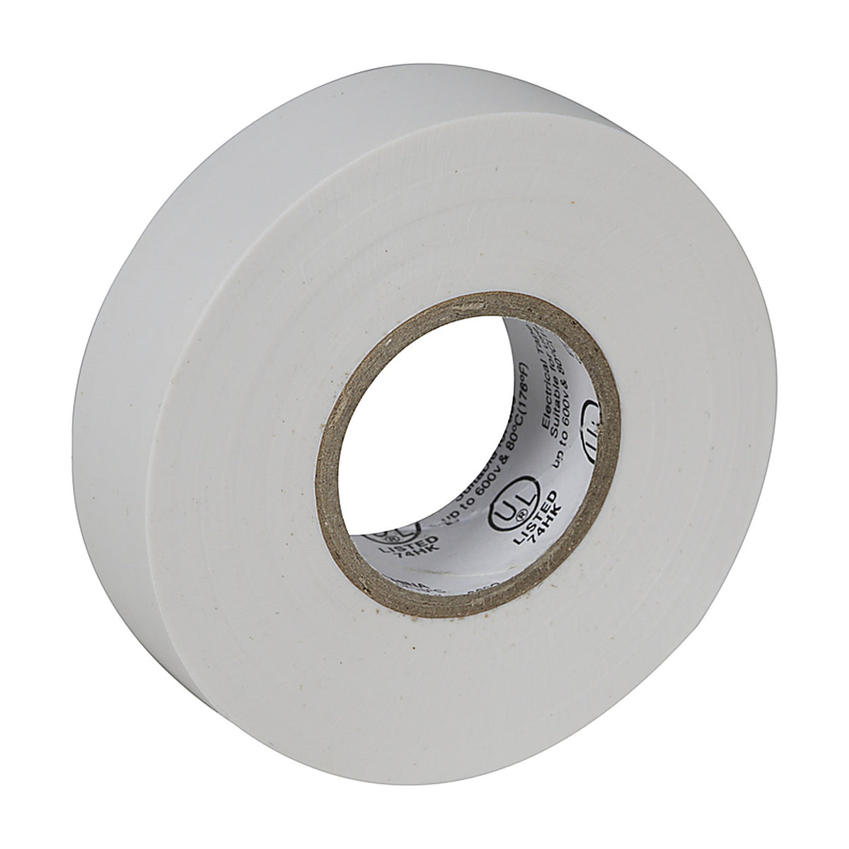 Duck 300877 3/4 in. W x 66 ft. L White Vinyl Electrical Tape