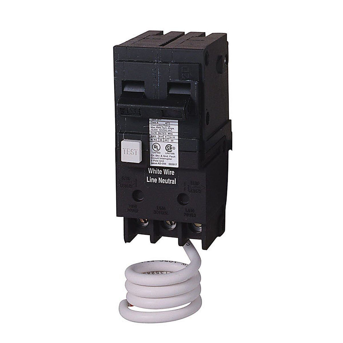 Siemens - QF250A - 50 Amps Ground Fault 2-Pole Circuit Breaker