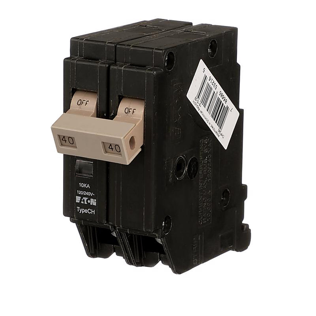Eaton - CHF240CS - 40 Amps Plug in 2-Pole Circuit Breaker