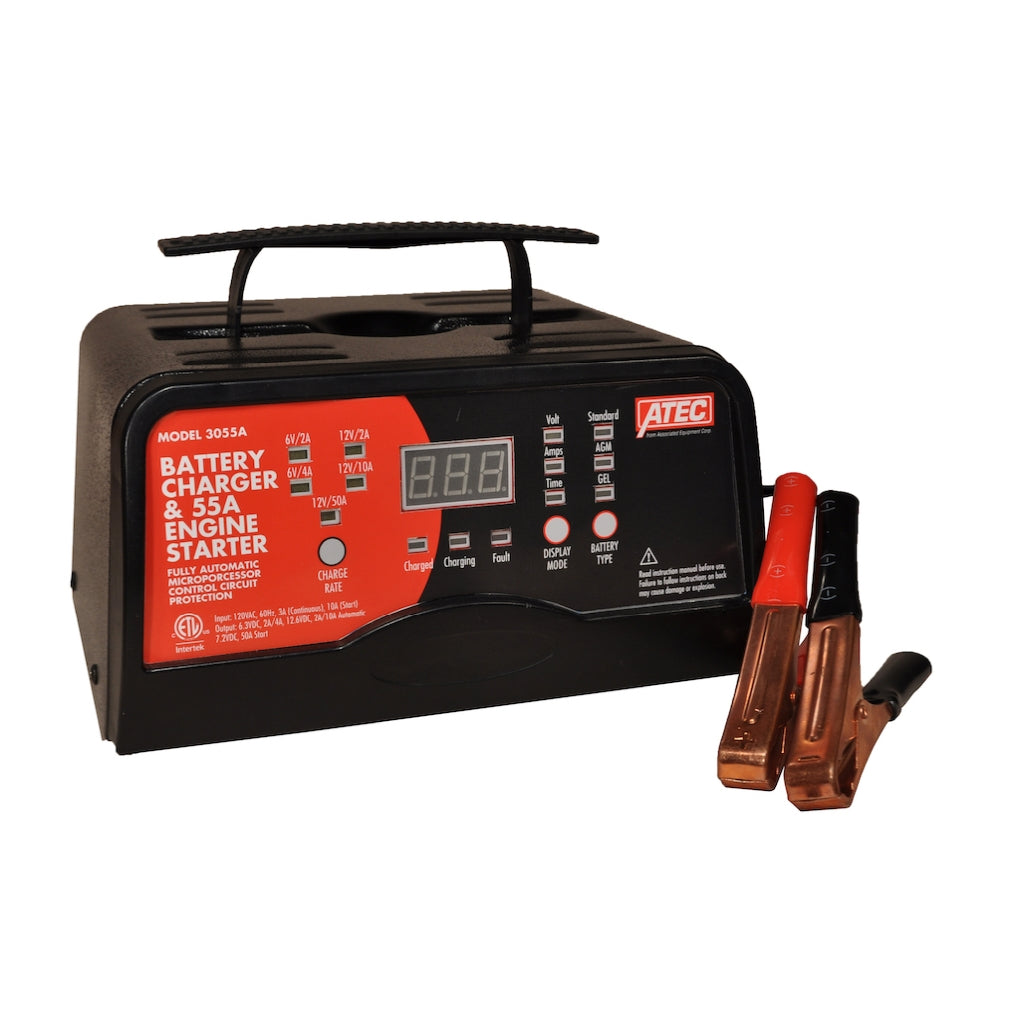 Associated Auto Equipment 3055A 6/12V, 10/2/50A ATEC CHARGER