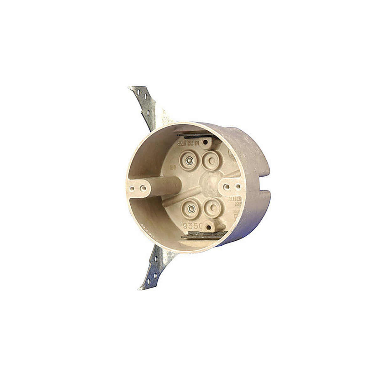 Allied Moulded - H9350-HLK - Fiberglasbox New Work 22-1/2 CU in Round Fiberglass 1 Gang Electrical Box Beige