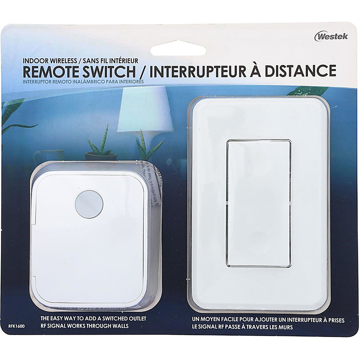 Westek RFK1600LC AmerTac 15 amps Toggle Switch White 1/Pack