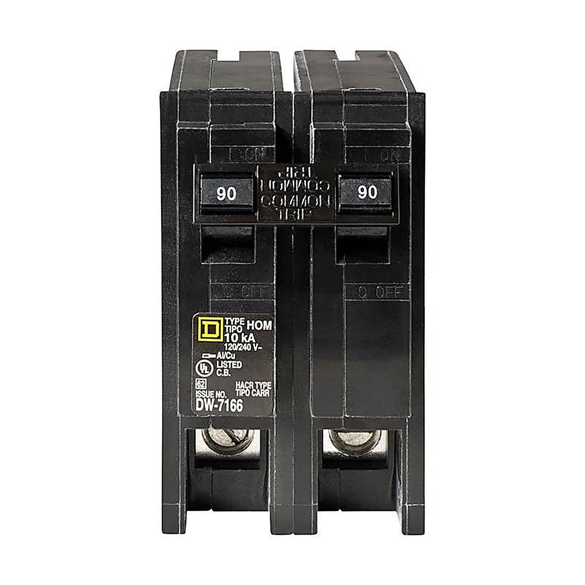 Square D - HOM290CP - Homeline 90 Amps Plug in 2-Pole Circuit Breaker