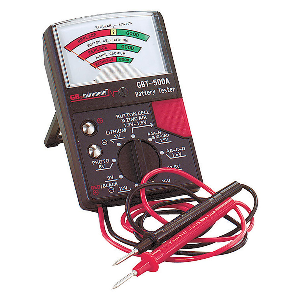 Gardner Bender GBT-500A 1.5V to 22.5V Analog Battery Tester