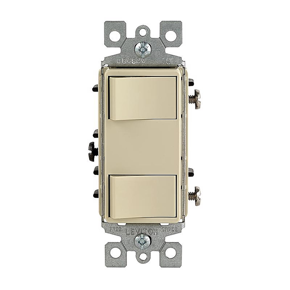 Leviton 01754-0IS 15 amps Rocker Switch Ivory 1/Pack
