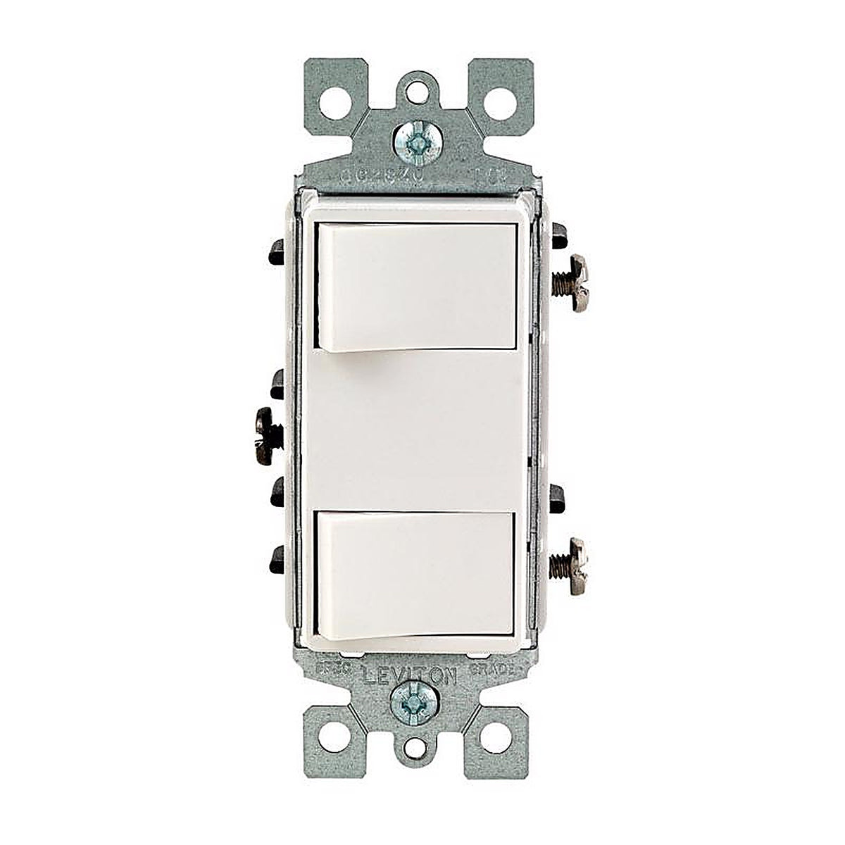 Leviton 01754-0WS 15 amps Rocker Switch White 1/Pack