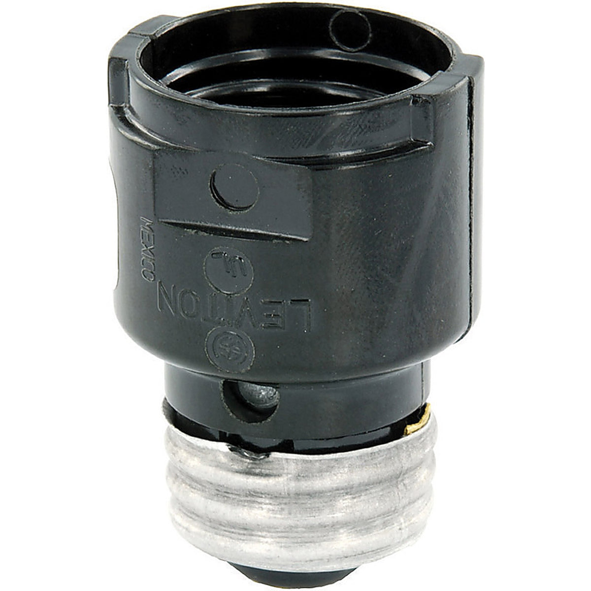 Leviton 02006-000 Phenolic Incandescent Medium Base Socket Extender 1/Pack