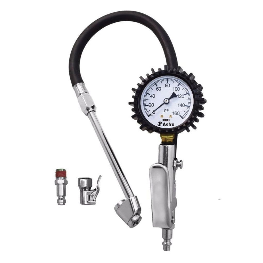 Astro Pneumatic 3083 2.5in. Dial Tire Inflator w/Locking & Dual Chucks