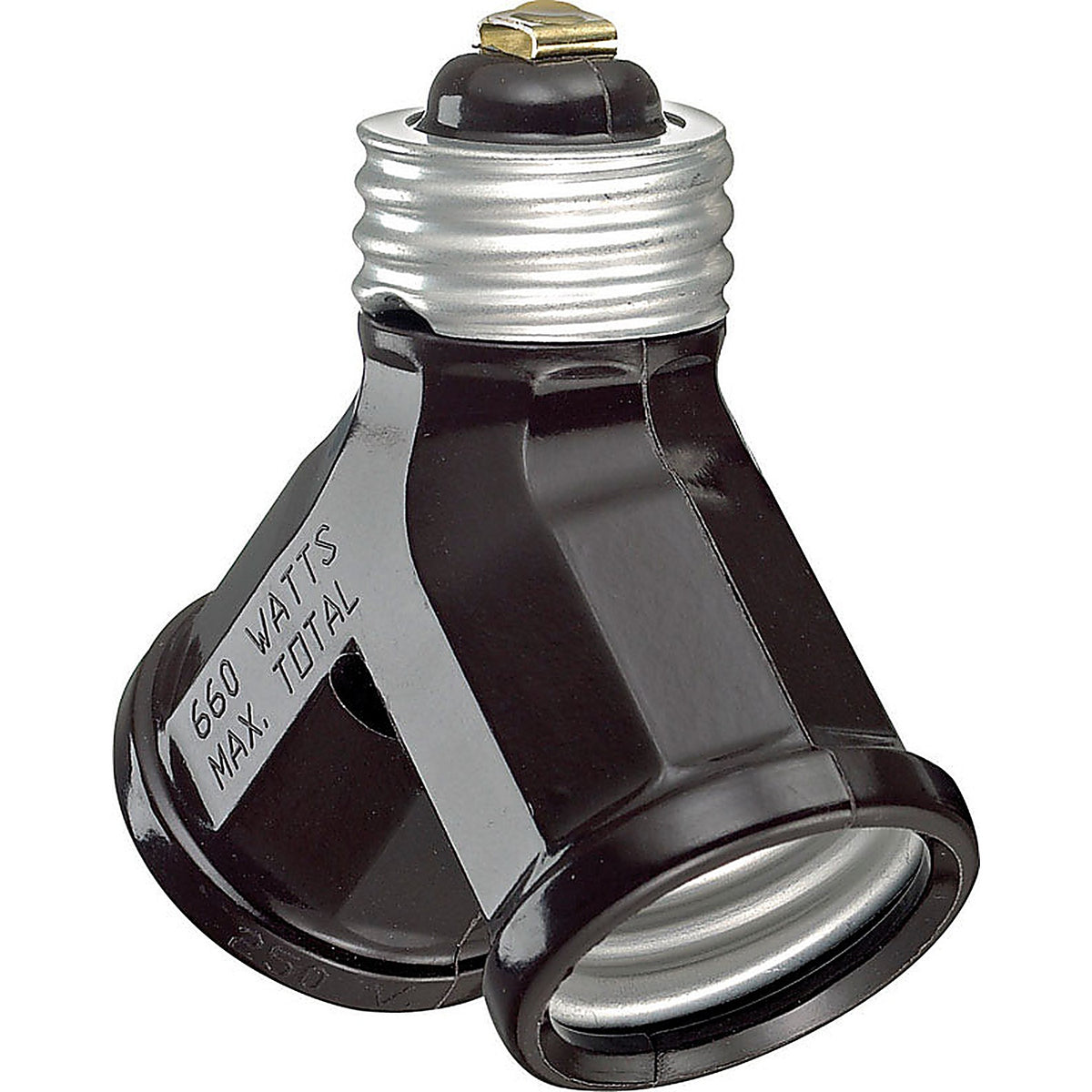 Leviton 00128-000 Plastic Medium Base Socket Adapter 1/Pack