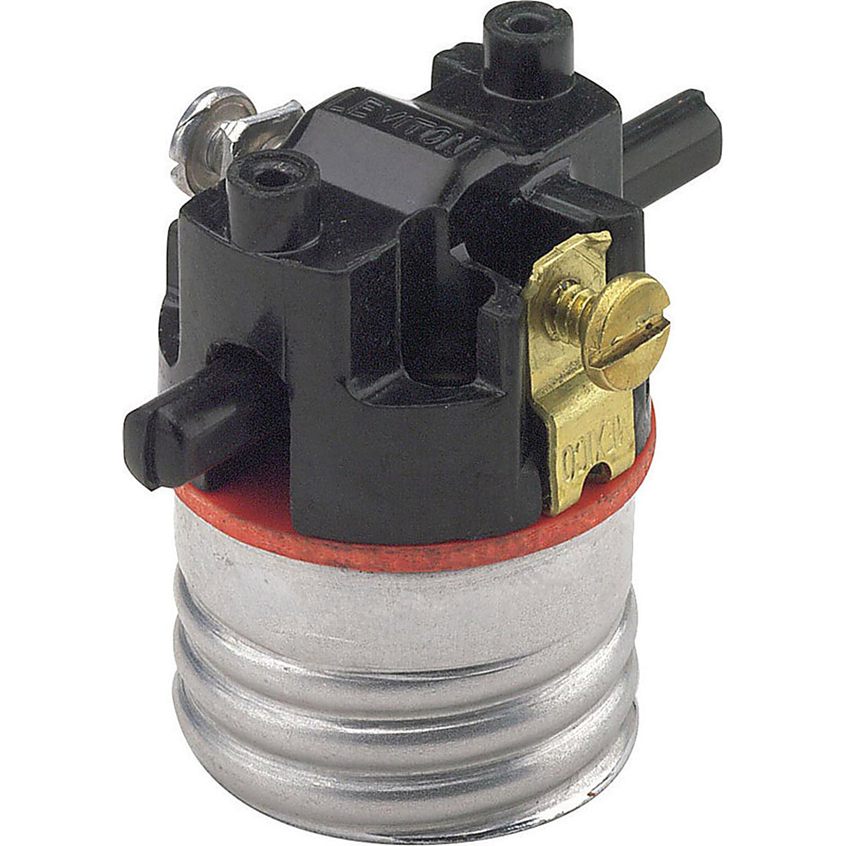 Leviton - 07080-00M - Phenolic Incandescent Medium Base Socket 1 Pack