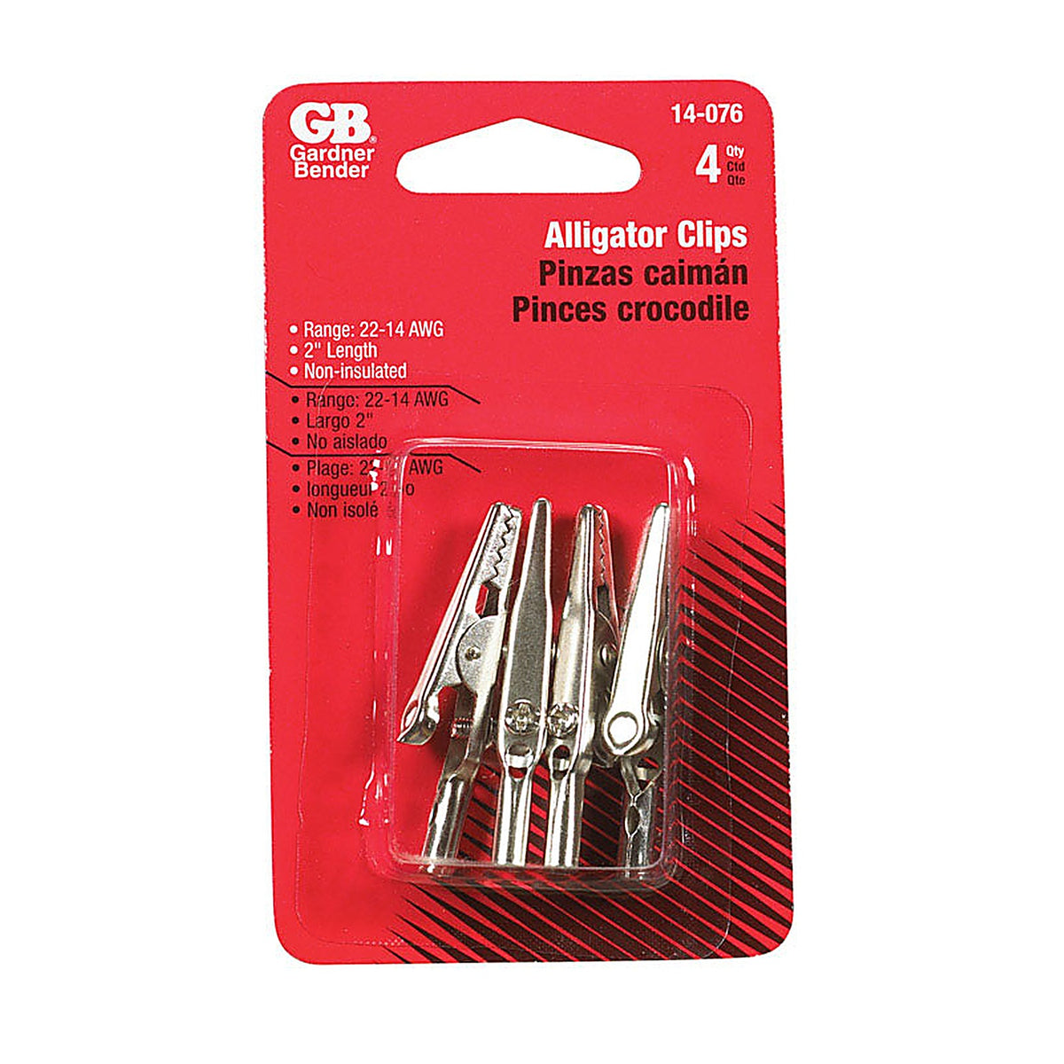 Gardner Bender 14-076 Alligator Clips 4/Pack